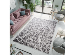 Kusový koberec SKY Log - šedý/tmavě šedý