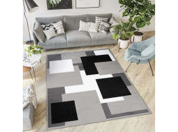 Kusový koberec TAPIS Squares - šedý