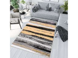 Kusový koberec MAYA Dunes - žlutý/šedý