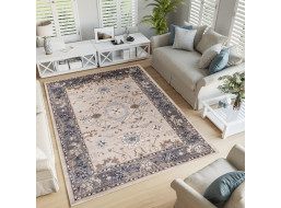 Kusový koberec COLORADO Flora - světle béžový