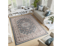 Kusový koberec COLORADO Rosette - modrý