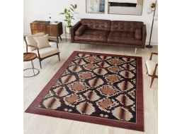 Kusový koberec TAPIS Python - hnědý
