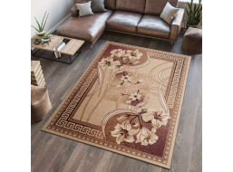 Kusový koberec ATLAS Lilly - tmavě béžový/hnědý