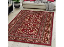 Kusový koberec EUFRAT Birecik - červený