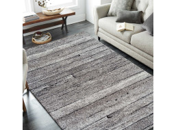 Kusový koberec PANNE floor - odstíny šedé