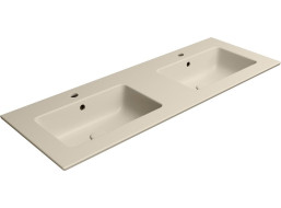 GSI PURA keramické dvojumyvadlo Slim 122x46cm, creta mat 8888108