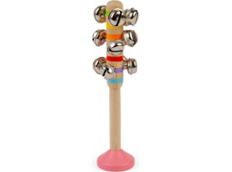 Bigjigs Toys Rolničky 1 ks růžová