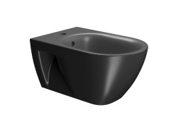 GSI PURA ECO bidet závěsný, 36x55cm, černá mat 8867126