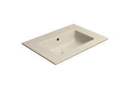 GSI PURA keramické umyvadlo Slim 62x46cm, bez otvoru, creta mat 8884008