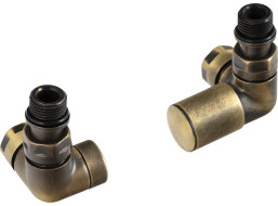 Sapho CORNER SIMPLY připojovací sada ventilů triaxiální, pravé provedení, bronz TM1248