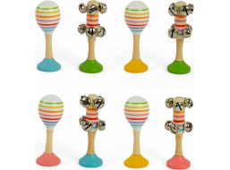 Bigjigs Toys Sada Rumba koule a rolničky