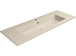 GSI PURA keramické umyvadlo Slim 122x46cm, creta mat 8887108