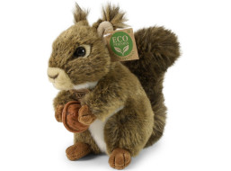 Rappa Plyšová veverka s oříškem 17 cm ECO-FRIENDLY