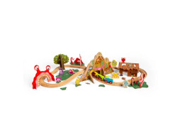 Bigjigs Rail Dřevěná vláčkodráha Příšerky