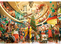 CASTORLAND Puzzle Art Collection: Bláznivé nakupování 1500 dílků