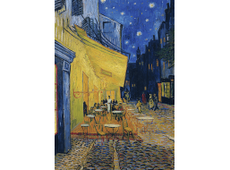 TREFL Puzzle Art Collection: Terasa kavárny v noci 1000 dílků