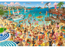 CASTORLAND Puzzle Art Collection: Zábava u moře 1000 dílků