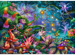 RAVENSBURGER Puzzle Barevná fantazie 1000 dílků