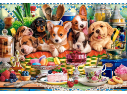CASTORLAND Puzzle Dezert pro štěňata 1000 dílků