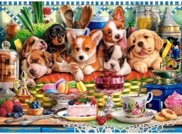 CASTORLAND Puzzle Dezert pro štěňata 300 dílků