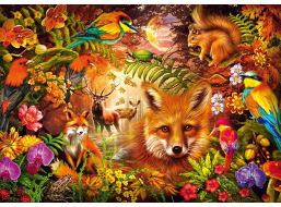 SCHMIDT Puzzle Květiny, srst a peří 1000 dílků