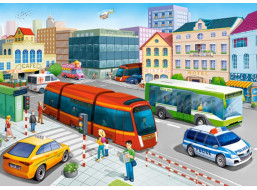 CASTORLAND Puzzle Náměstí 100 dílků