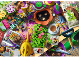 TREFL Puzzle Pořádek v zahrádce 1000 dílků