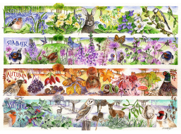 TREFL Puzzle Premium Plus Tea Time: Čtyři roční období 1000 dílků