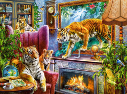CASTORLAND Puzzle Tygři ožívají 3000 dílků