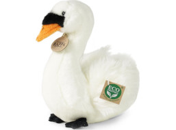 Rappa Plyšový pták labuť sedící 23 cm ECO-FRIENDLY