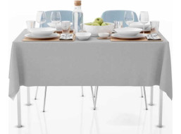 Voděodolný ubrus SUSAN - 140x260 cm - šedý