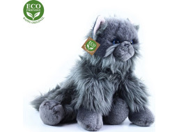 Rappa Plyšová kočka britská sedící 30 cm ECO-FRIENDLY