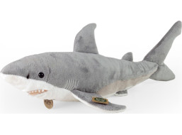 Rappa Plyšový žralok bílý 51 cm ECO-FRIENDLY