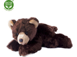 Rappa Plyšový medvěd ležící 20 cm ECO-FRIENDLY
