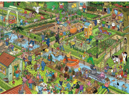 JUMBO Puzzle JvH Zeleninová zahrada 1000 dílků