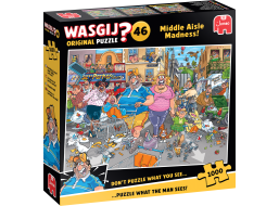 JUMBO Puzzle WASGIJ 46: Šílenství střední uličky 1000 dílků