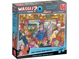 JUMBO Puzzle WASGIJ Mystery 9: Velká vlaková loupež 1000 dílků