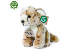 Rappa Plyšový gepard sedící 18 cm ECO-FRIENDLY