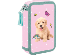 OXYBAG Školní penál dvoupatrový Mazlíčci