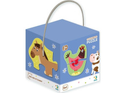 DODO Puzzle Domácí zvířata 6v1 (2,3,4 dílky)
