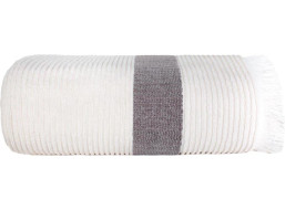 Bavlněný ručník s třásněmi FALA - 70x140 cm - 500g/m2 - ecru