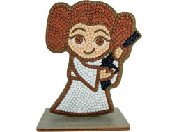 CRYSTAL ART Diamantové malování Star Wars: Princezna Leia