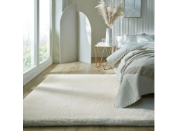 Kusový koberec Ivy Faux Fur Cream