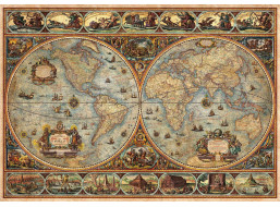 EDUCA Puzzle Historická mapa světa 1000 dílků