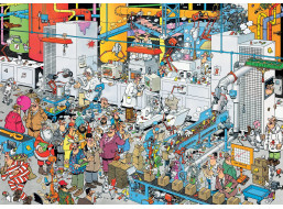 JUMBO Puzzle JvH Továrna na sladkosti 500 dílků