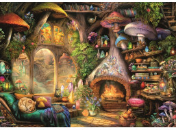 RAVENSBURGER Puzzle Houbová chaloupka 1000 dílků