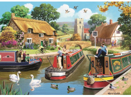 RAVENSBURGER Puzzle Poklidná plavba 1000 dílků