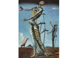 BLUEBIRD Puzzle Salvador Dalí - Hořící žirafa 1000 dílků