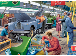 FALCON Puzzle Továrna na výrobu automobilů 1000 dílků