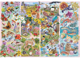 GIBSONS Puzzle Zvědaví tvorové 500 dílků
